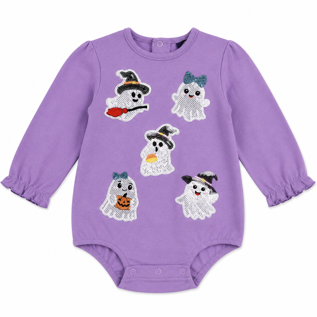Sparkle Ghost Applique Bubble