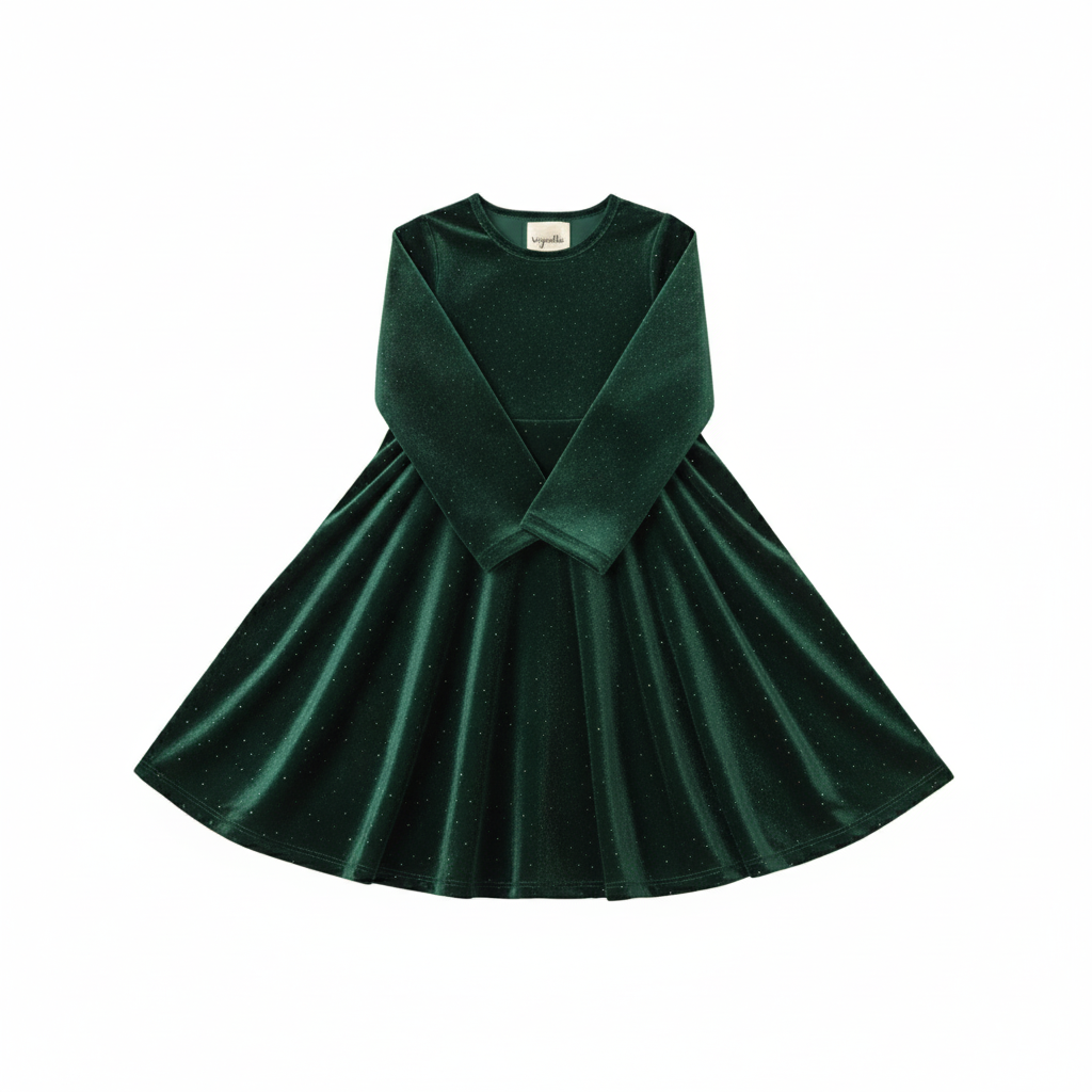 Merilee Green Sparkle Dress
