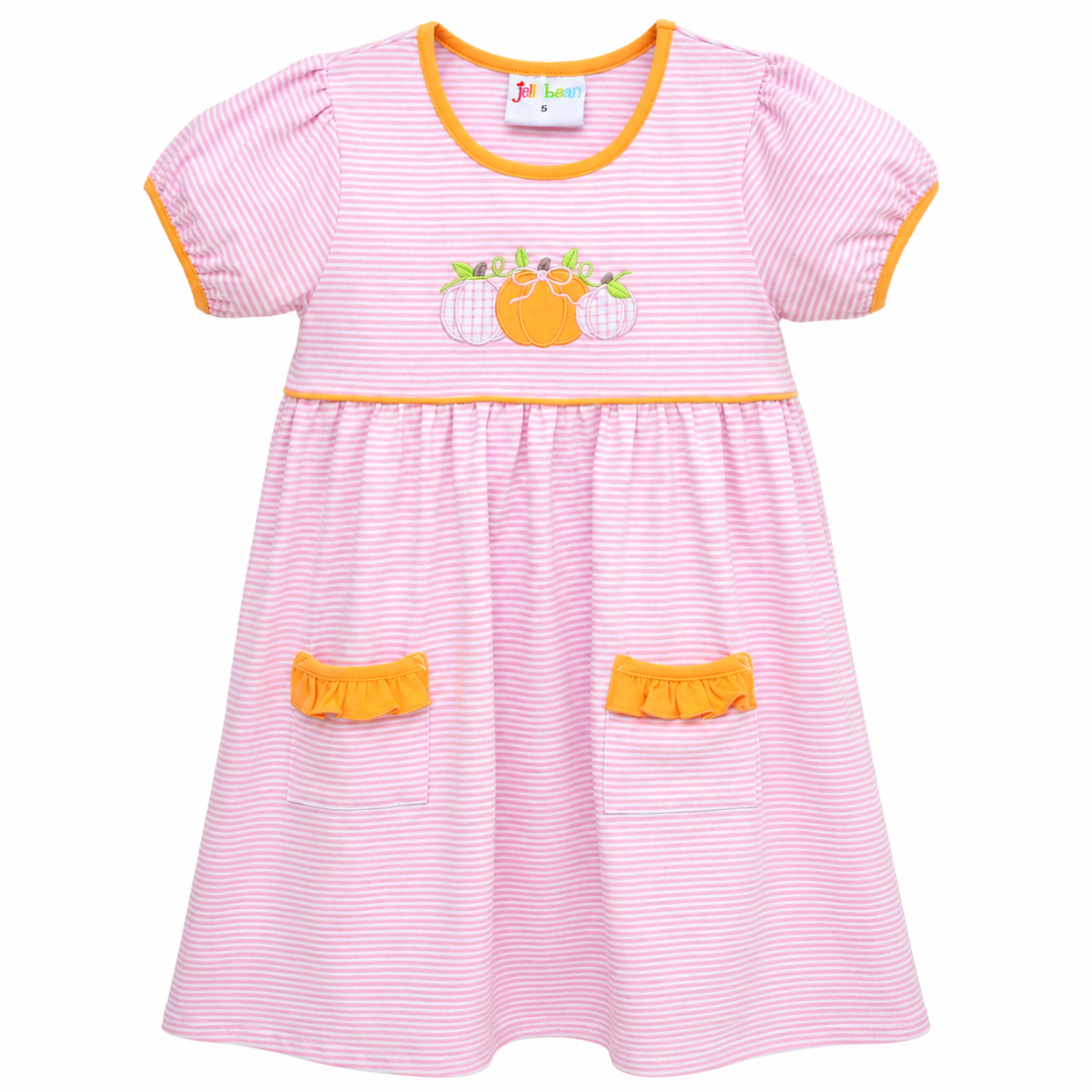Harvest Trio Ruffle Pocket Dress