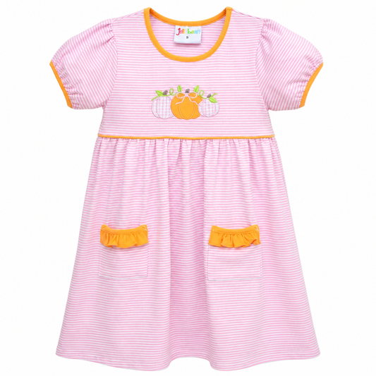 Harvest Trio Ruffle Pocket Dress