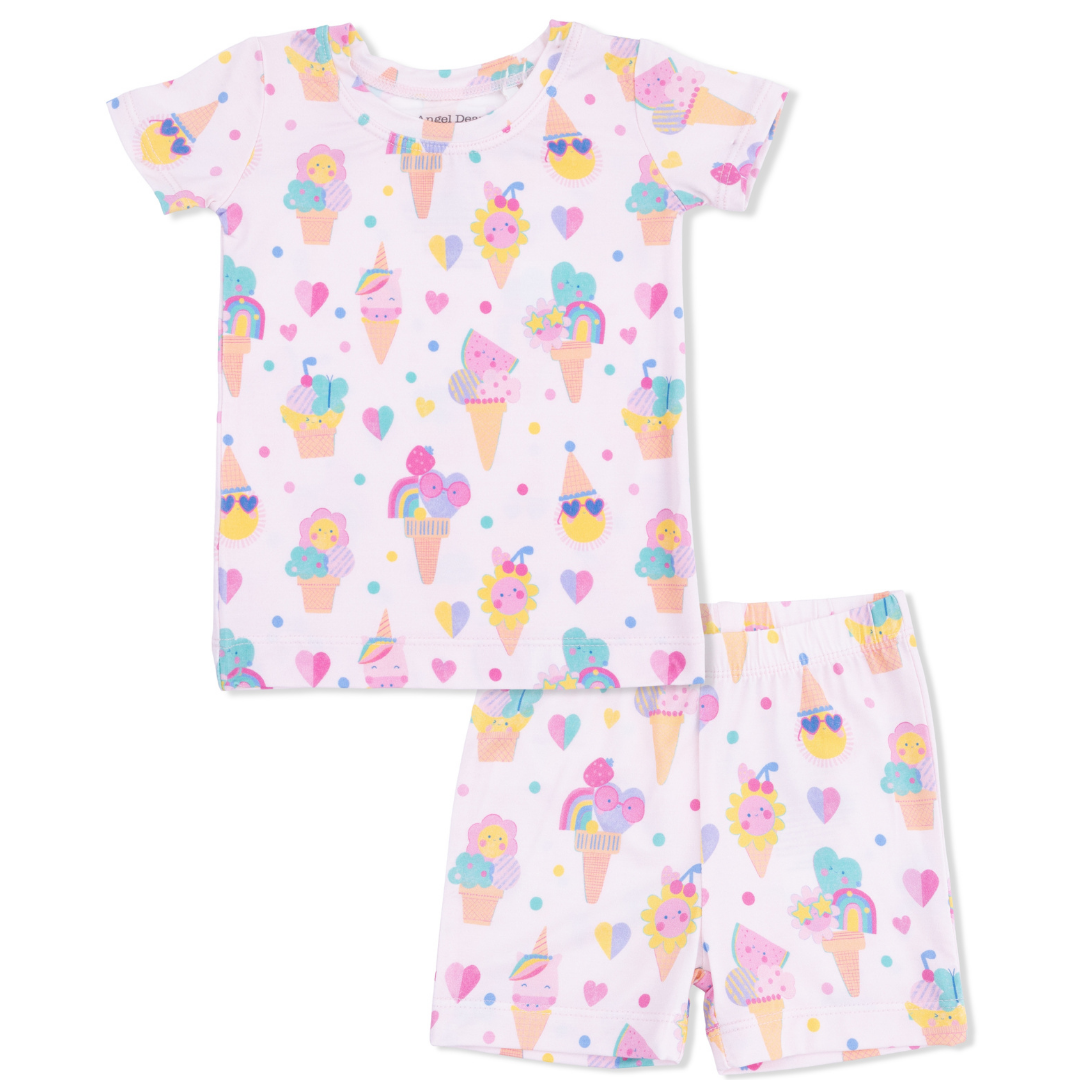 Ice Cream Fun Crew Bamboo Loungewear Short Set