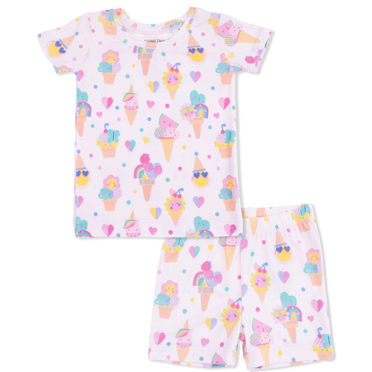 Ice Cream Fun Crew Bamboo Loungewear Short Set