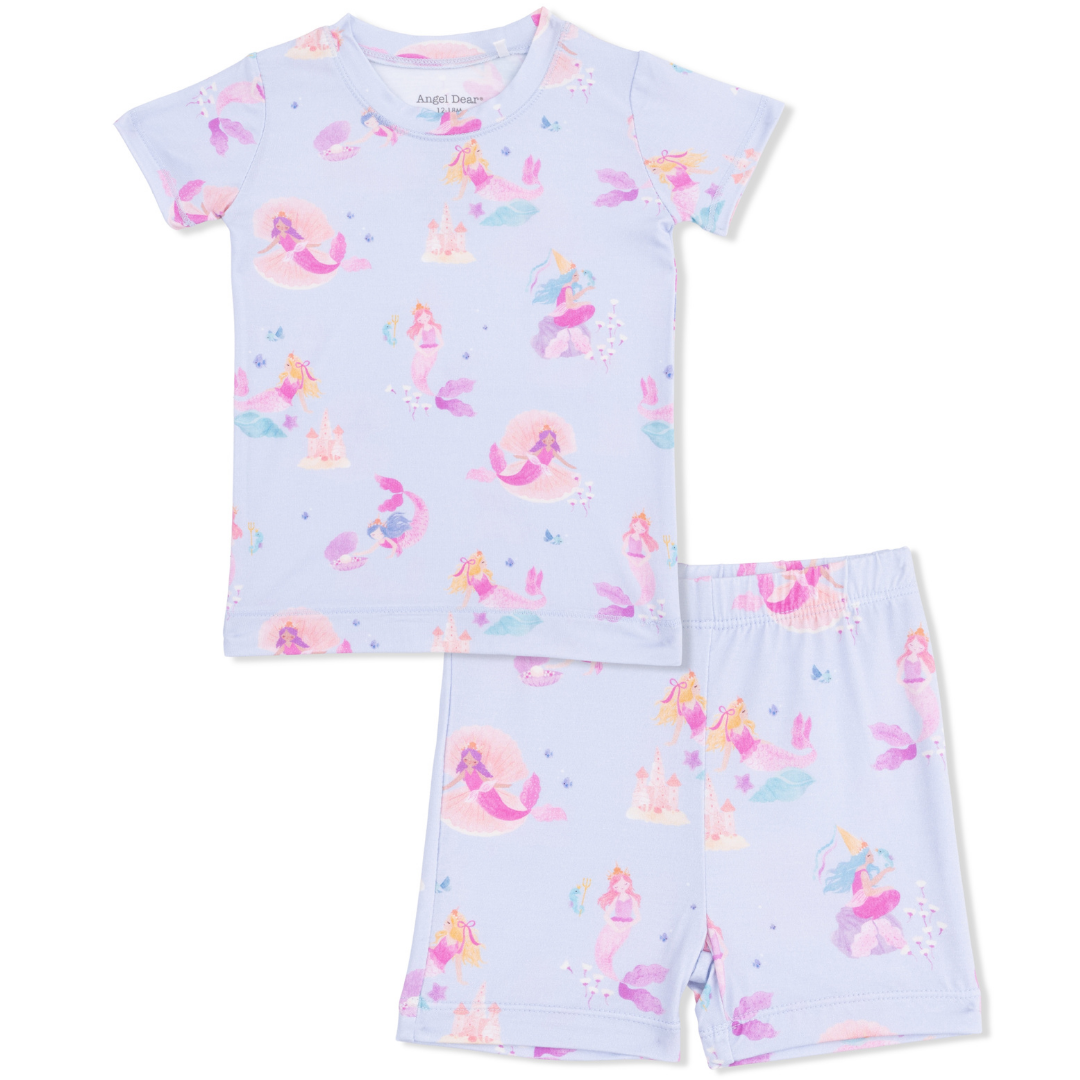 Mermaid Princesses Bamboo Loungewear Short Set