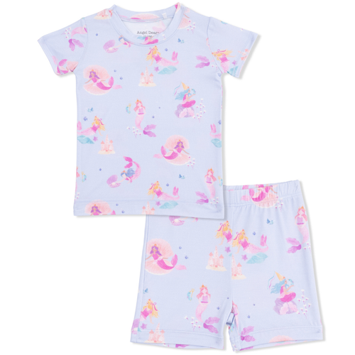 Mermaid Princesses Bamboo Loungewear Short Set