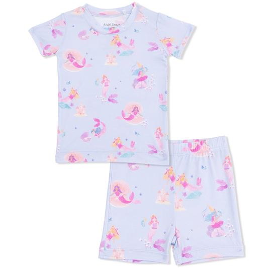 Mermaid Princesses Bamboo Loungewear Short Set