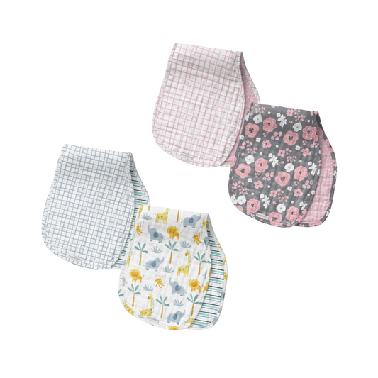 Muslin Burp Cloth Sets (Multiple Options)