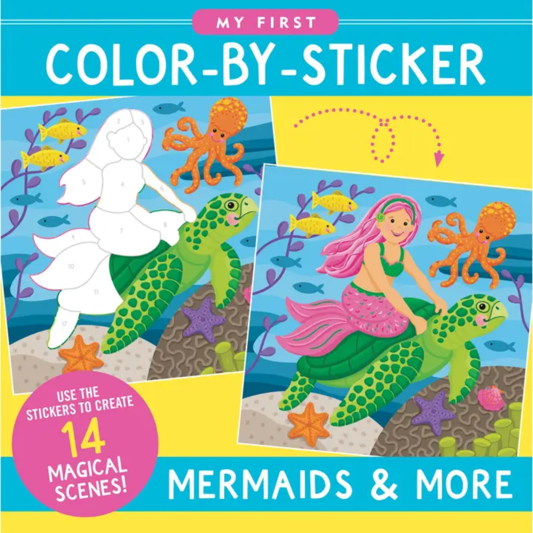 My First Color By Sticker Book (Multiple Options)