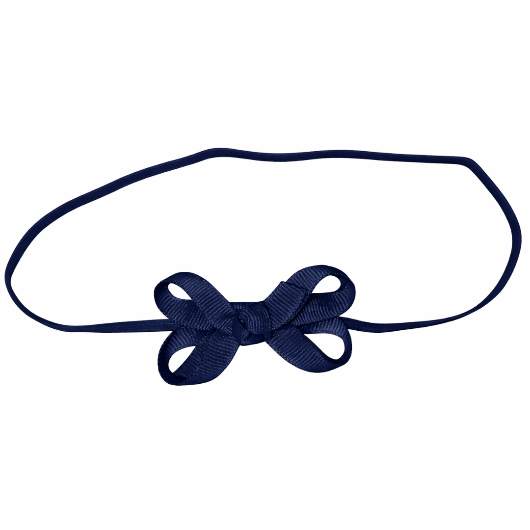 Bitty Bow on Skinny Band(More Colors Available)