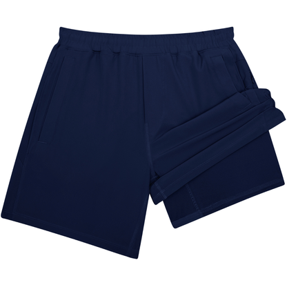 Navy Blue Athletic Shorts
