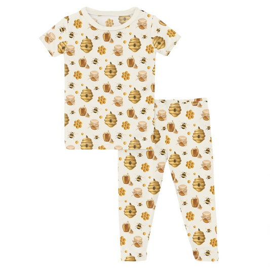 Natural Bees & Honey S/S Pajama Set