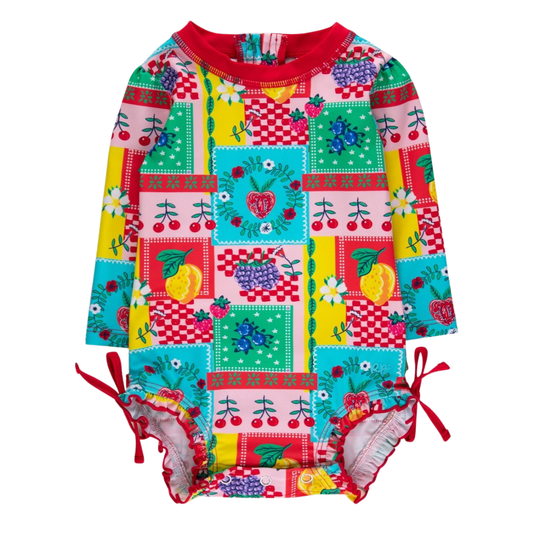 Picnic Party One Piece Rash Guard