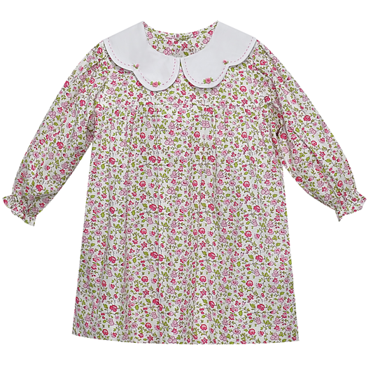 Presley L/S Fuchsia Floral Dress