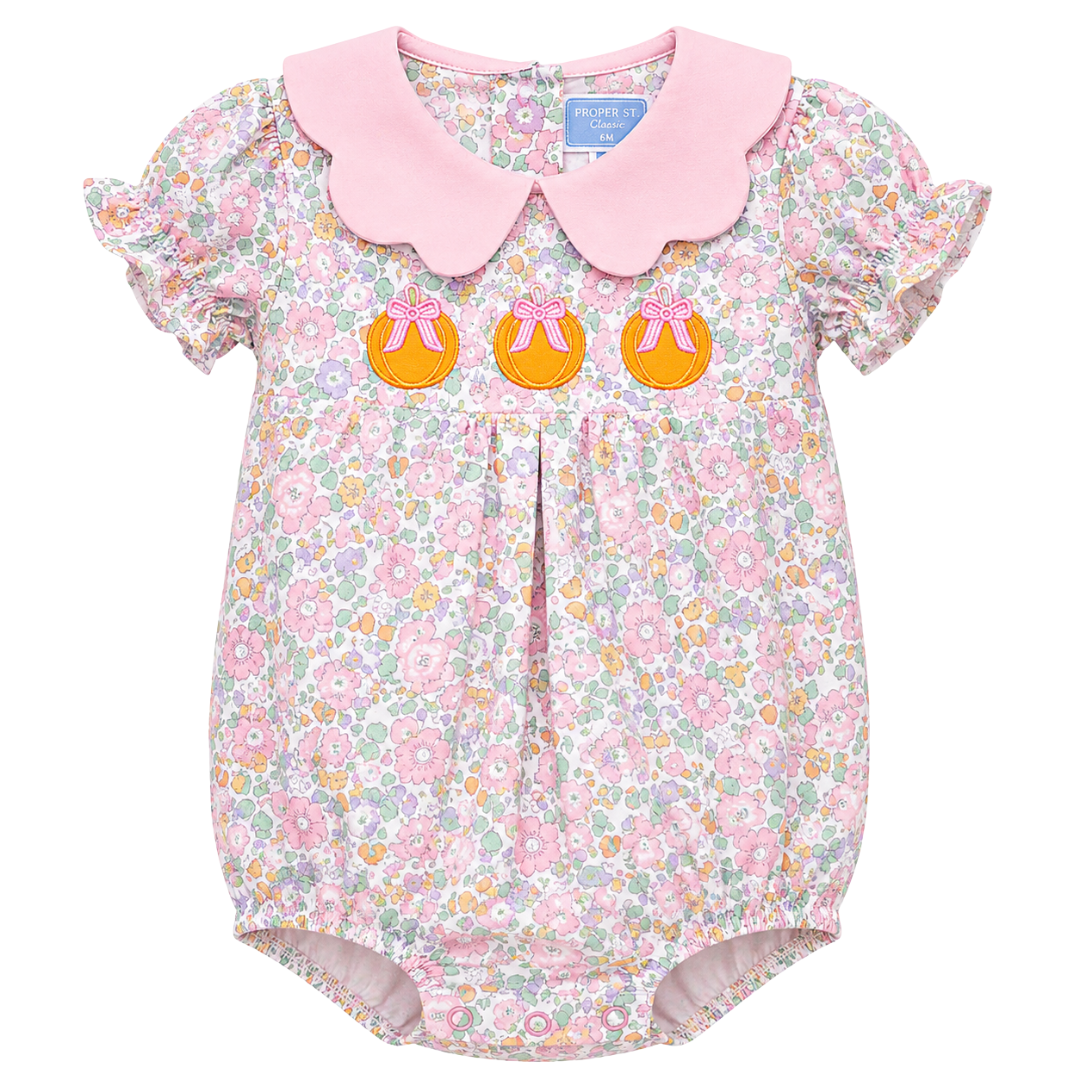 Pumpkin Floral Bubble