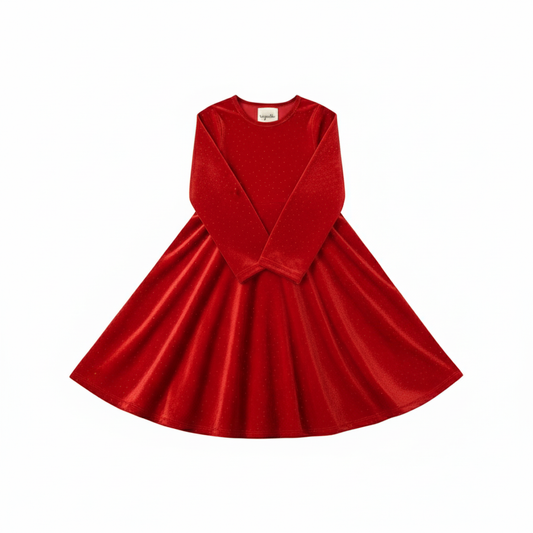 Merilee Red Sparkle Dress