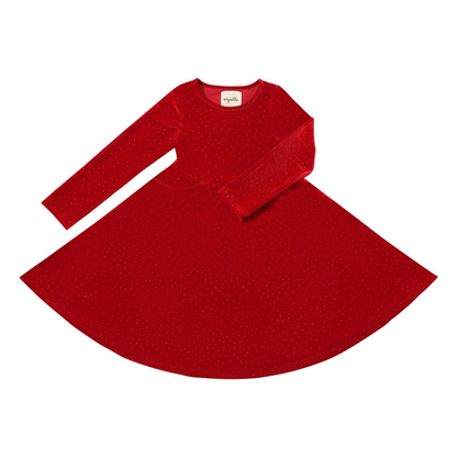 Merilee Red Sparkle Dress