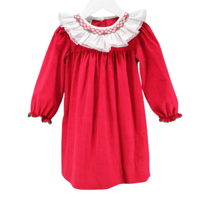 Red and White Claire Dress