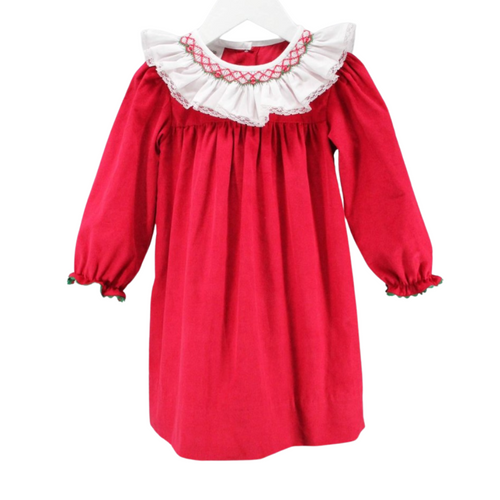 Red and White Claire Dress