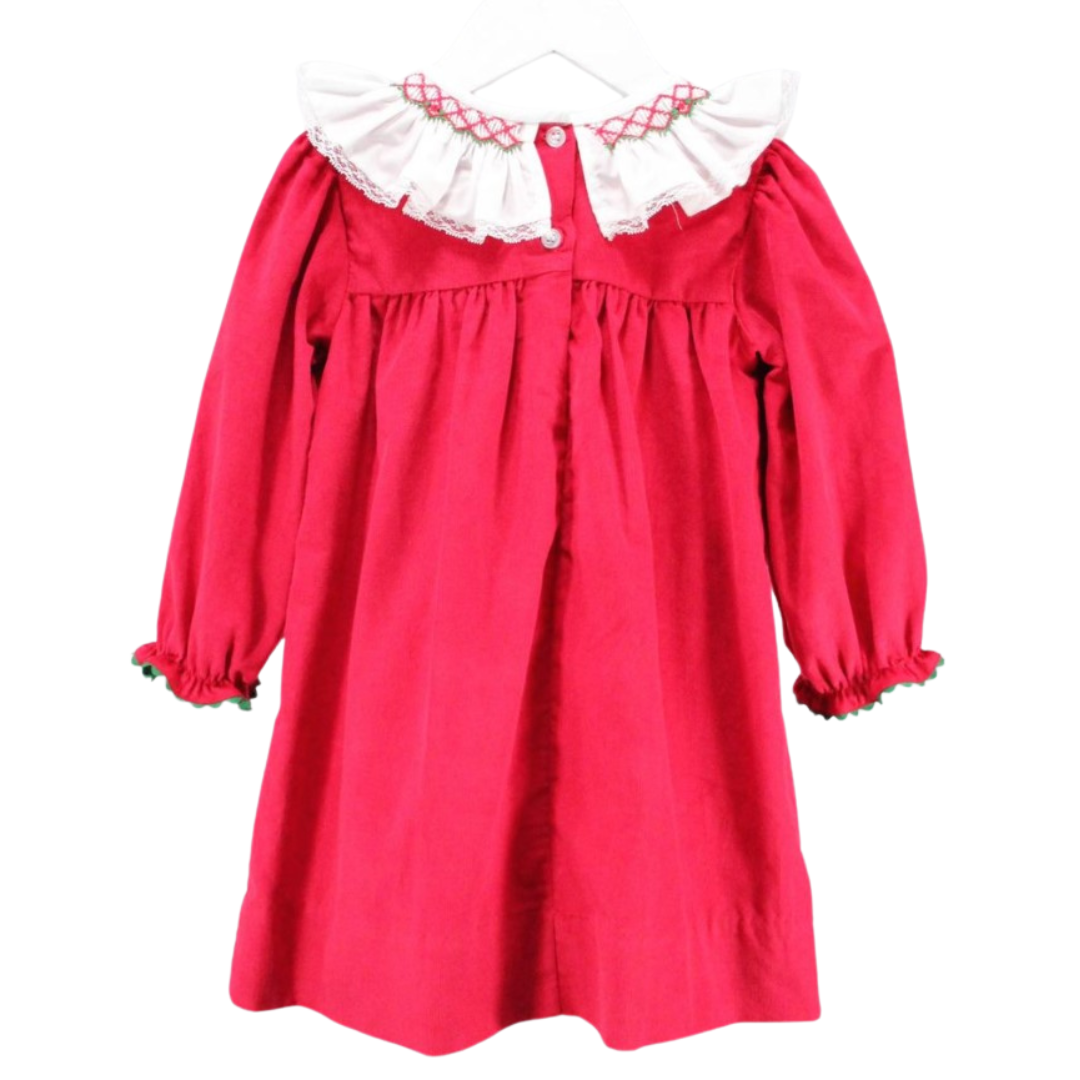 Red and White Claire Dress