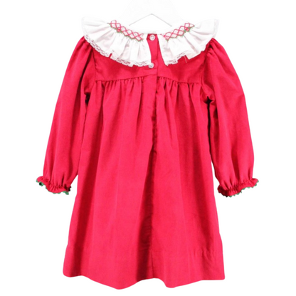 Red and White Claire Dress