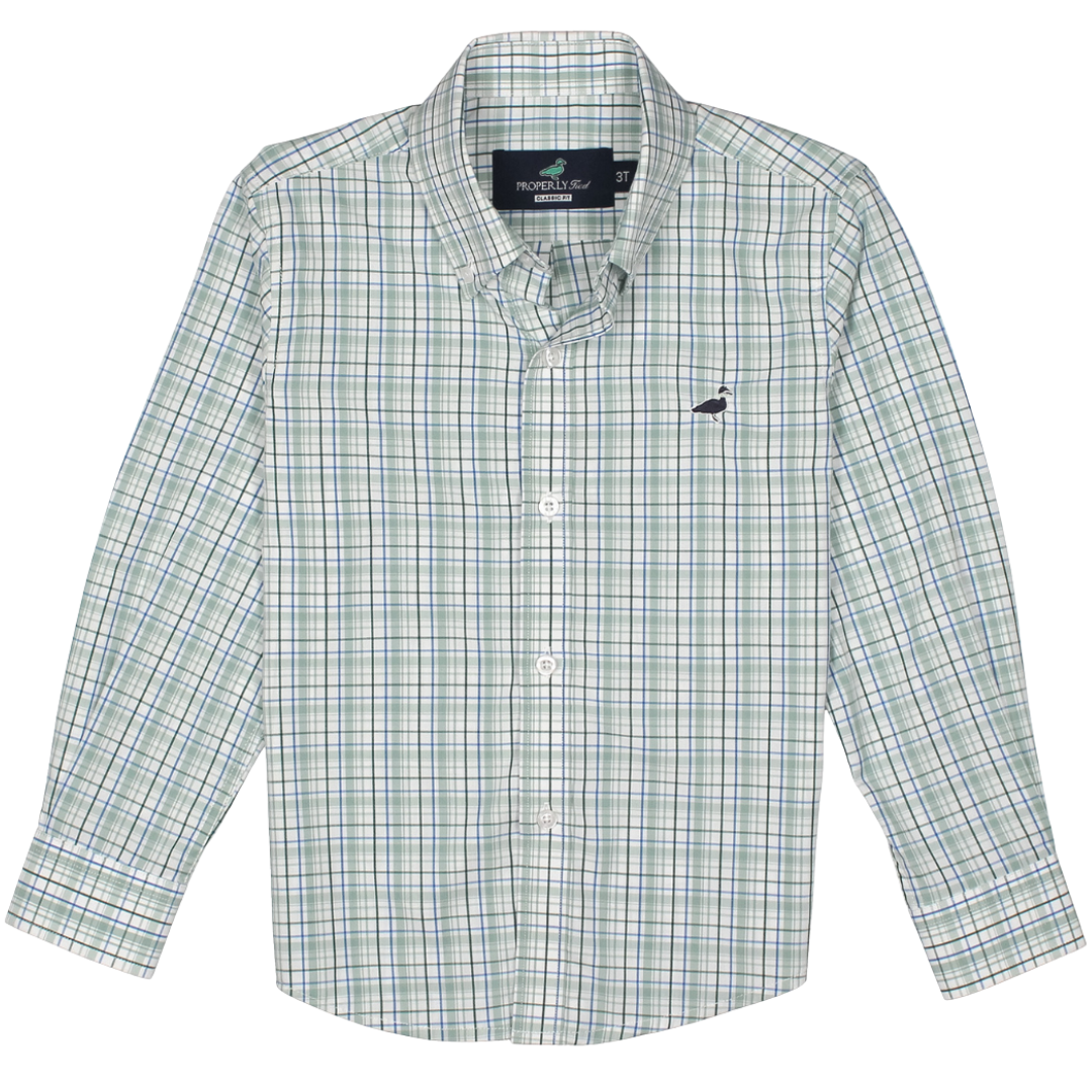 Sage Stream L/S Polo