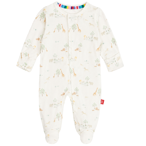 Serene Safari White Footie