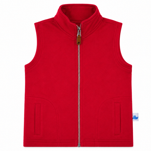 Red Knit Vest