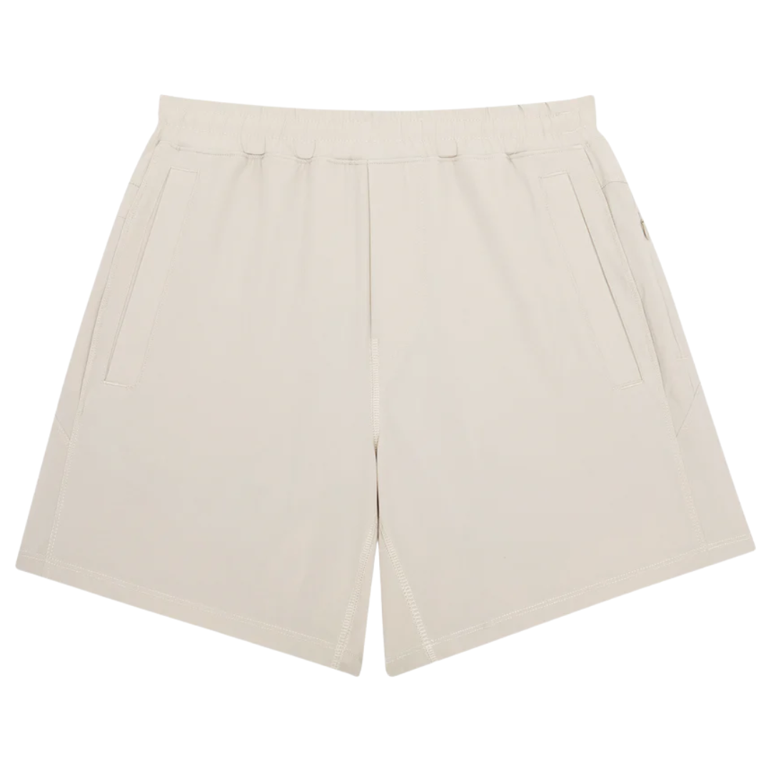Stone Khaki Athletic Shorts