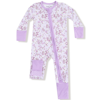 Sweet Dream Florals - 2 Way Zipper Bamboo Romper