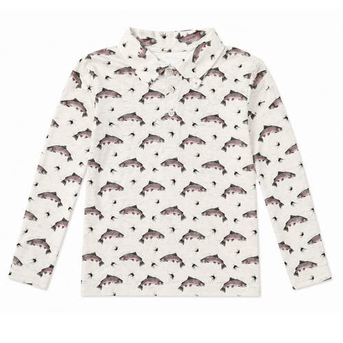 Trout L/S Pier Polo
