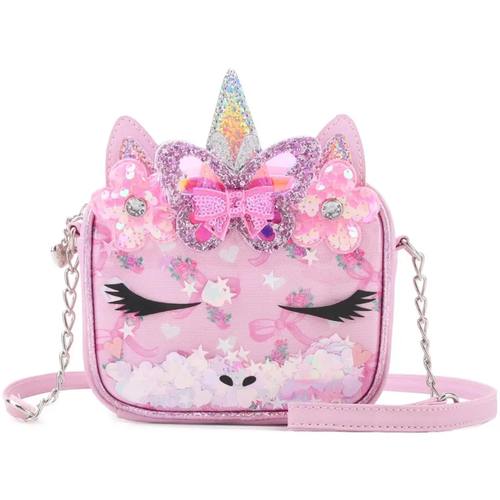 Unicorn Ditzy Glitter Crossbody Bag