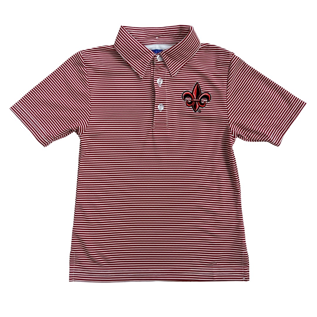 UL Lafayette Ragin Cajun Short Sleeve Performance Polo