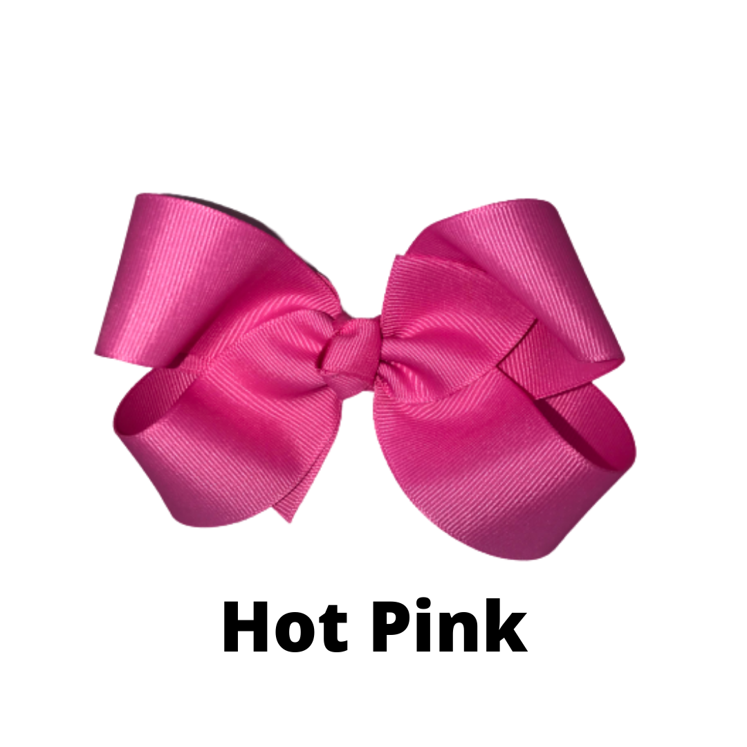 Solid Basic Large Bow (5.25 Inch)