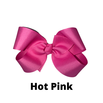Solid Basic Large Bow (5.25 Inch)