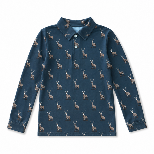 Whitetail L/S Pier Polo