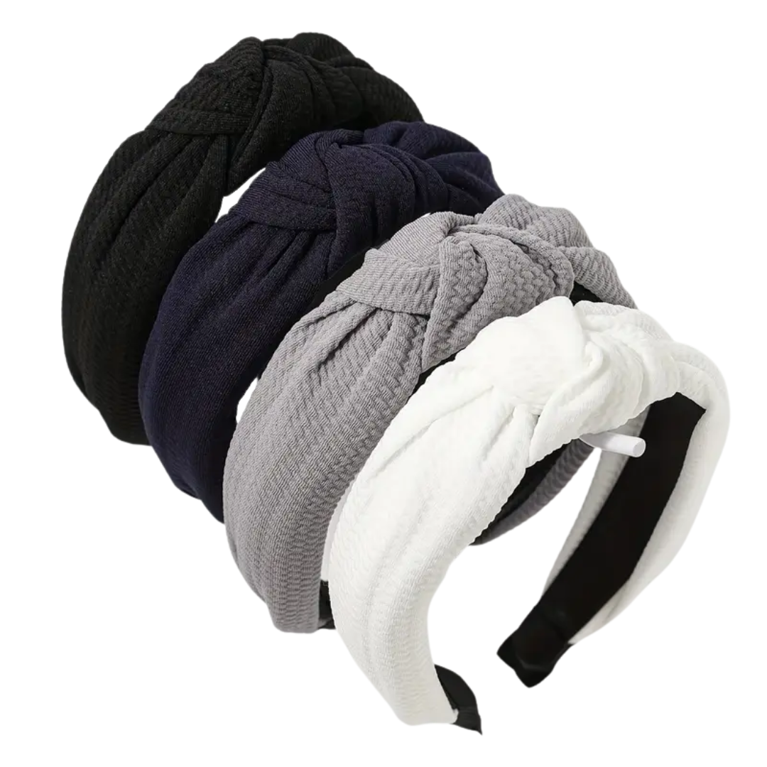 Wide Waffle Knot Headband