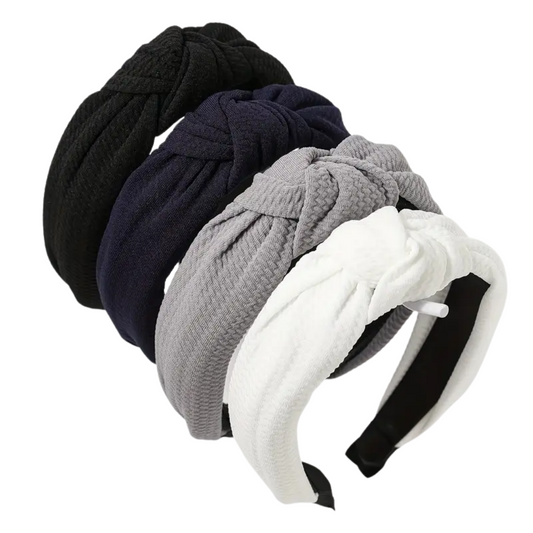 Wide Waffle Knot Headband