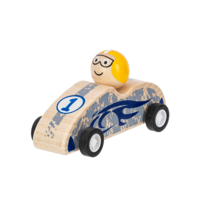 Wooden Pullback Car Racers