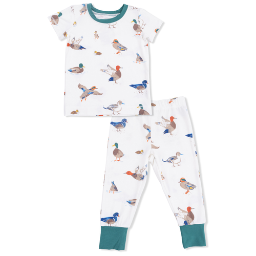 Ducks Short Sleeve Bamboo Loungewear Set