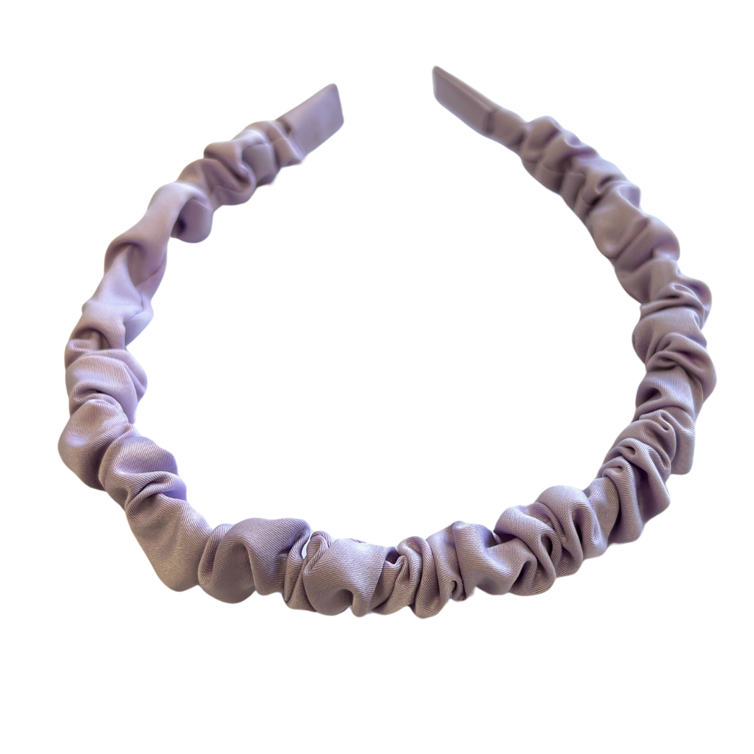 Solid Pastel Ruched Headbands