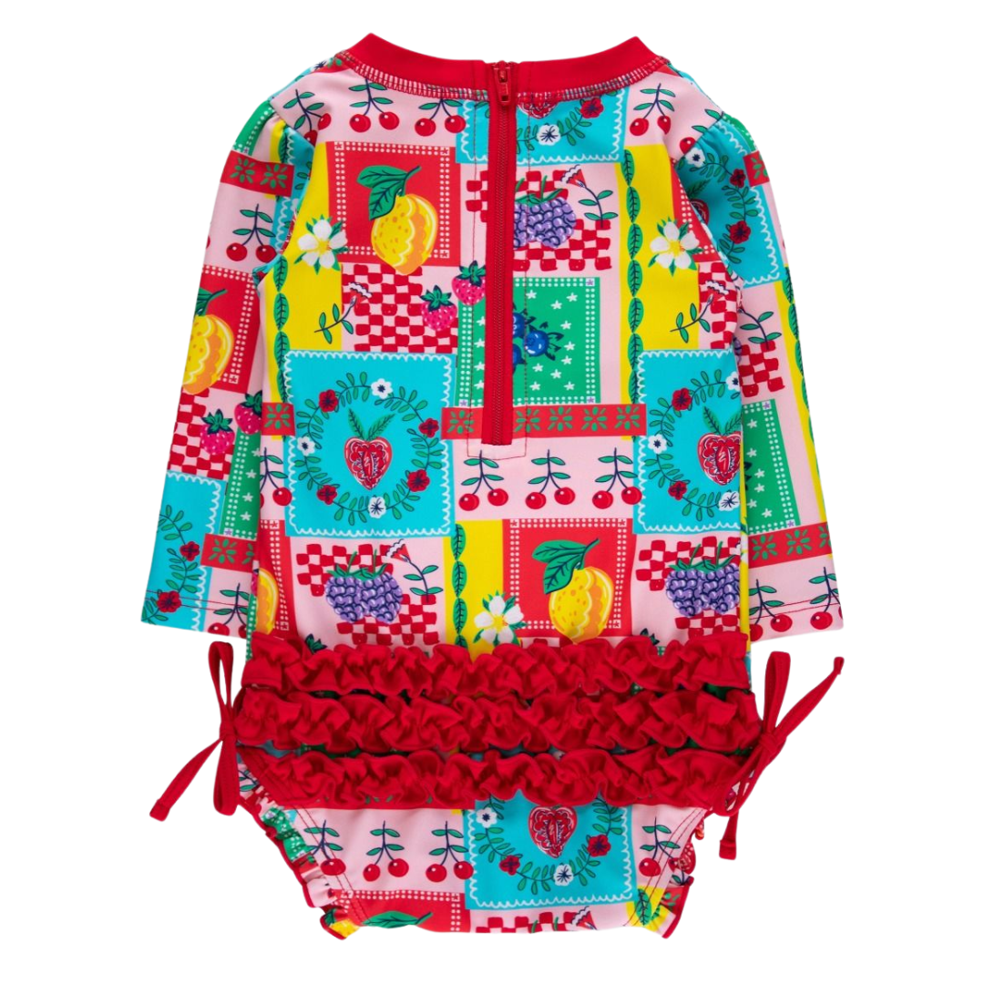 Picnic Party One Piece Rash Guard